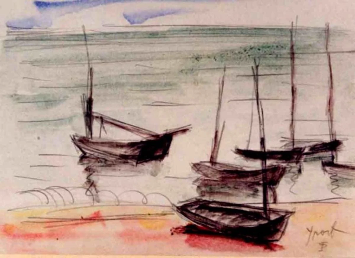 Yport, by Theodor Pallady, unspecified, 1930