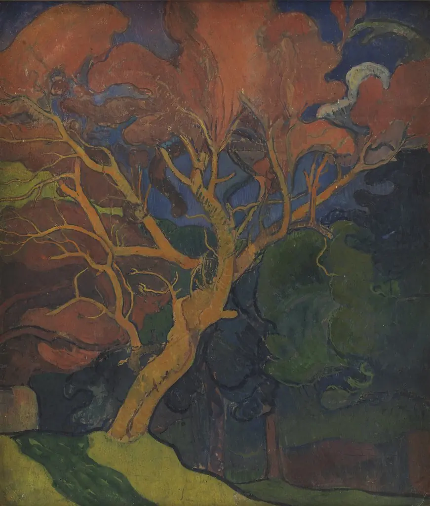 Wood with Crooked Tree