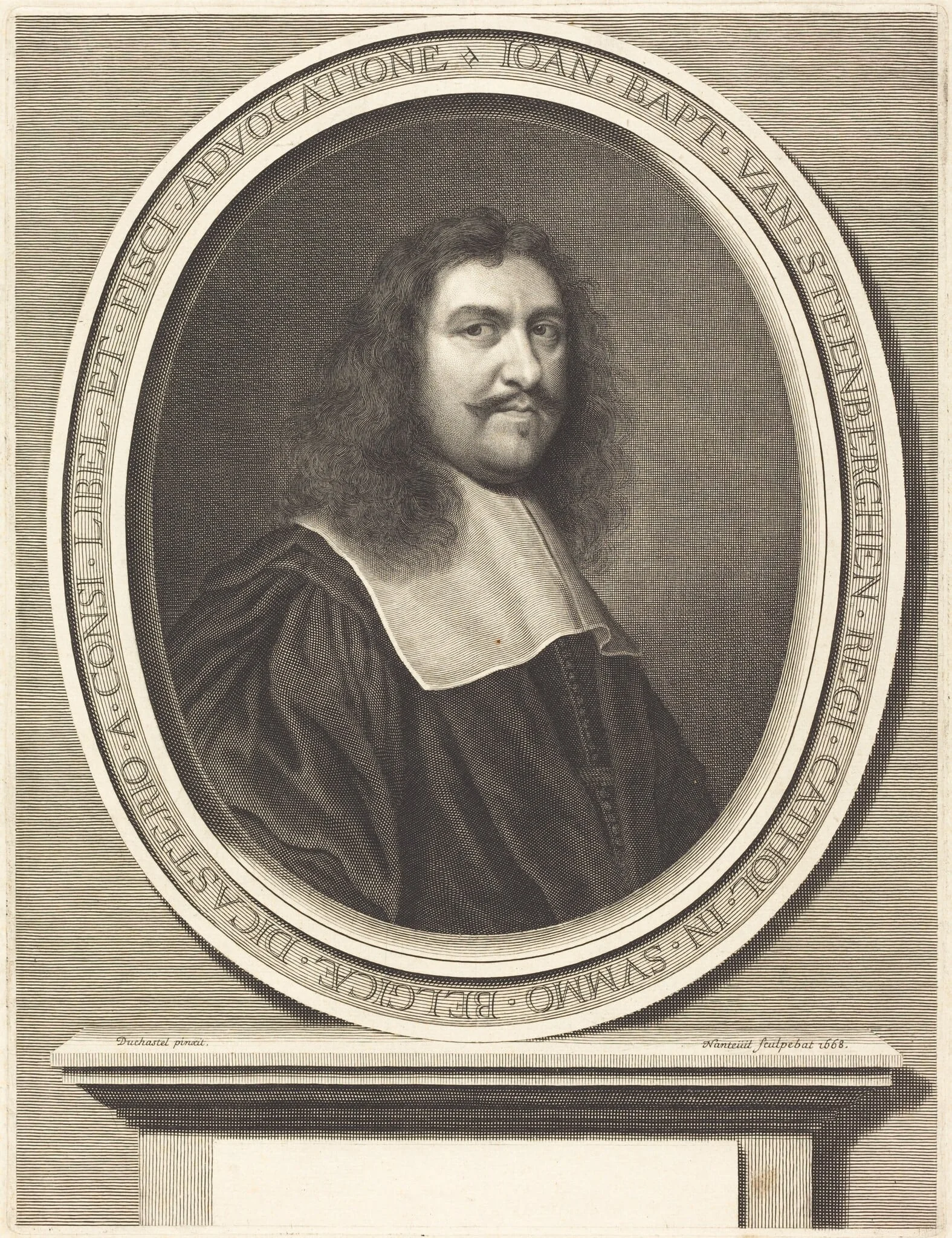 Jean-Baptiste van Steenberghen, by Robert Nanteuil, ink, 1668