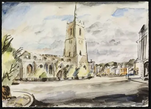 St. Peter's Church and Market Hill, Sudbury