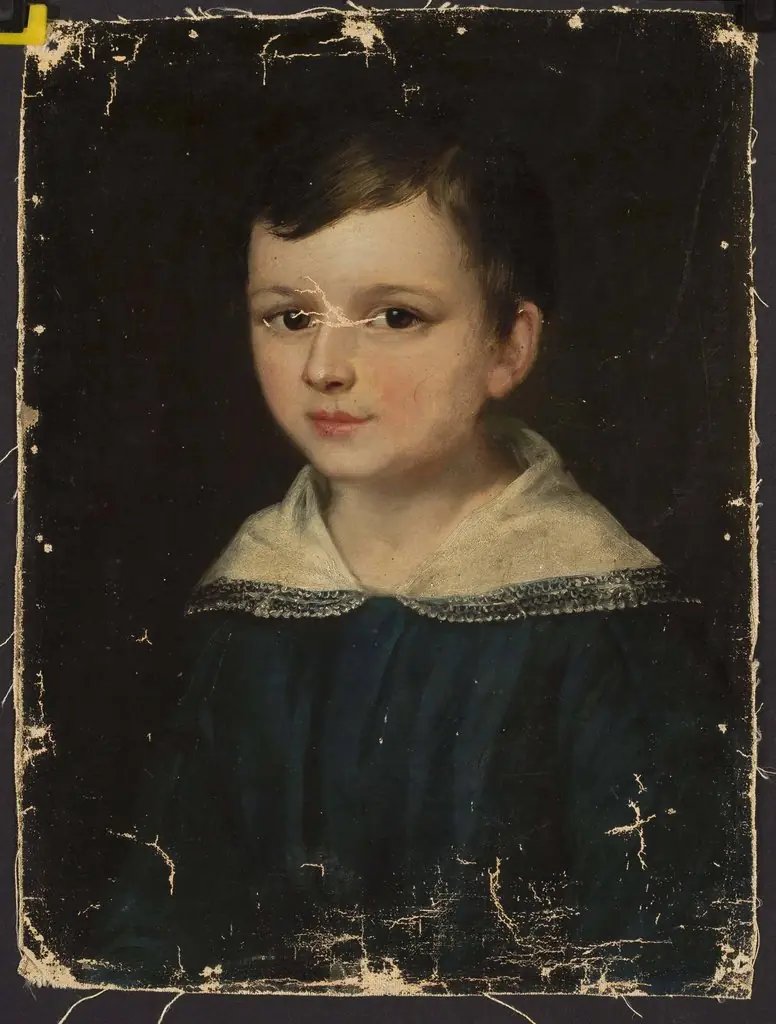 Portrait of Oktawian Szukiewicz as a child