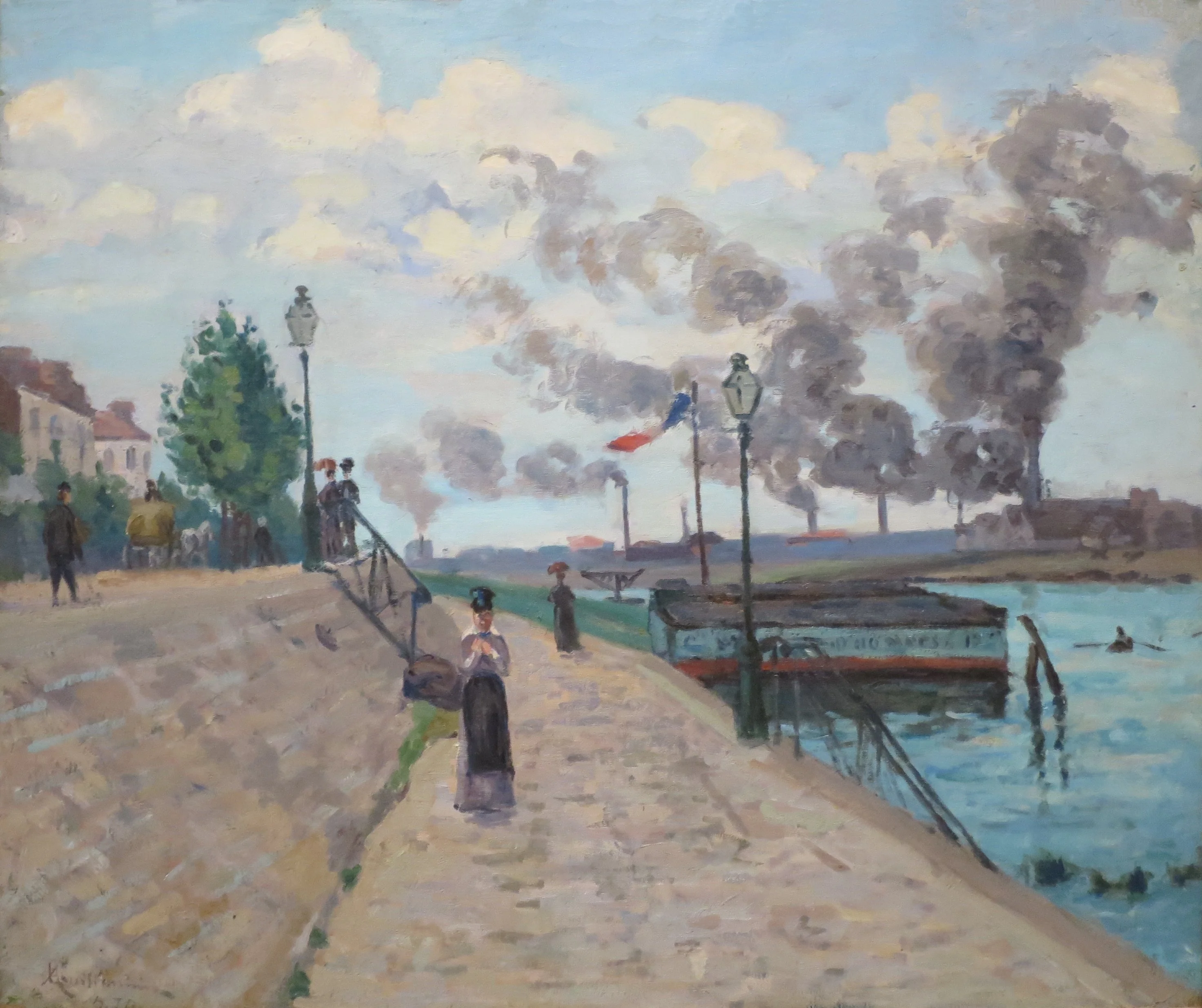 The Seine at Charenton, by Armand Guillaumin, oil, 1874