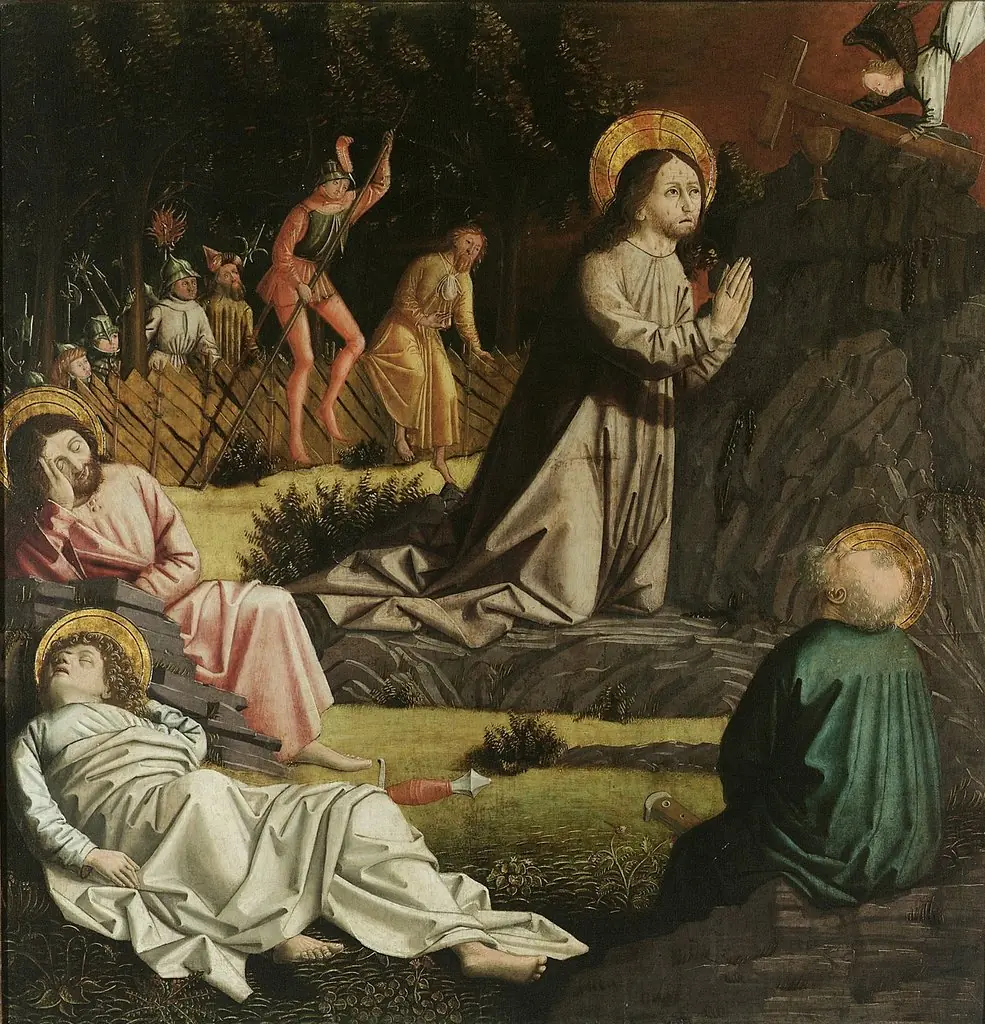 Christ in the garden of Gethsename
