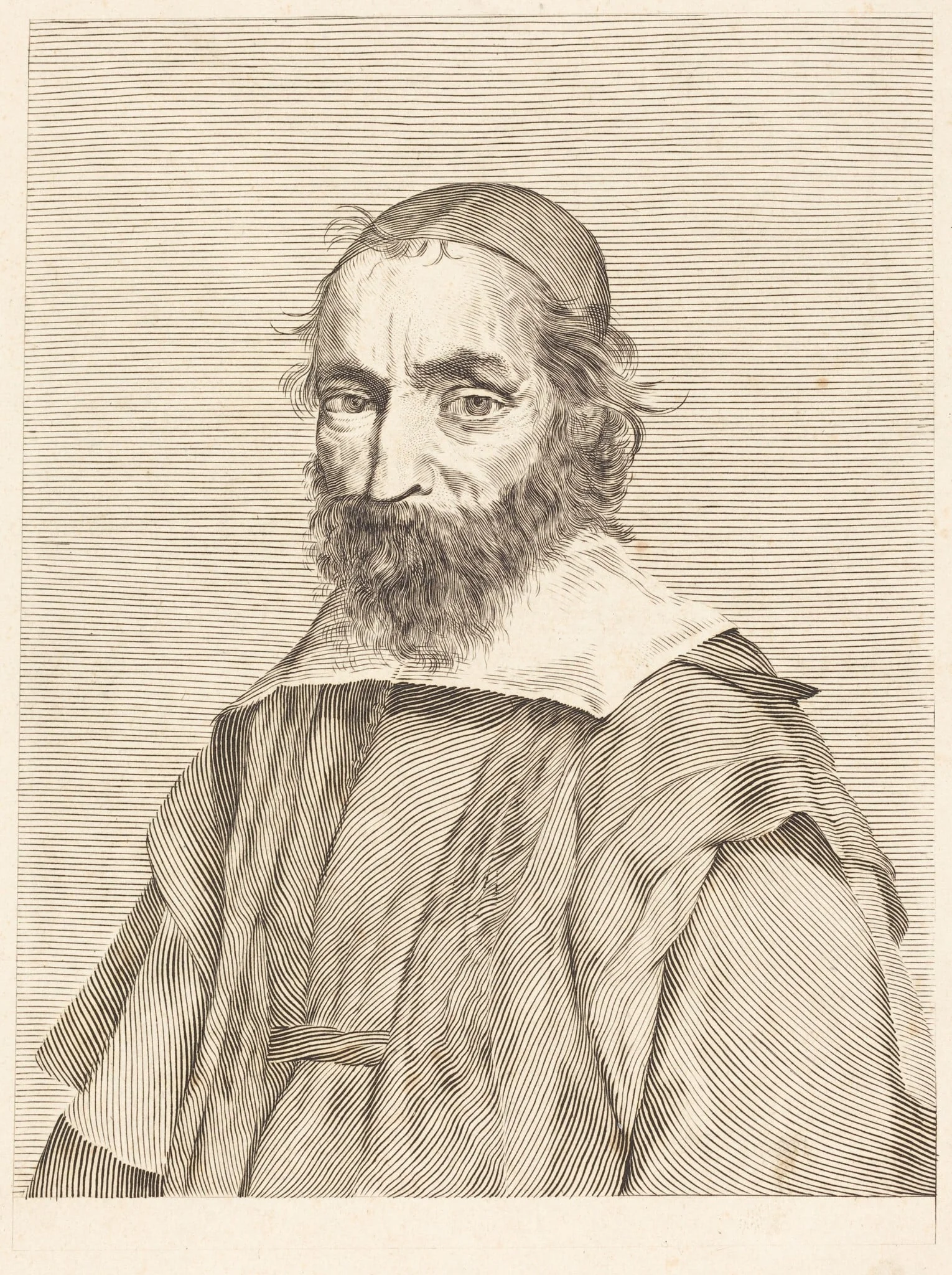 Nicolas-Claude Fabri de Peiresc, by French 17th Century, ink, 1637