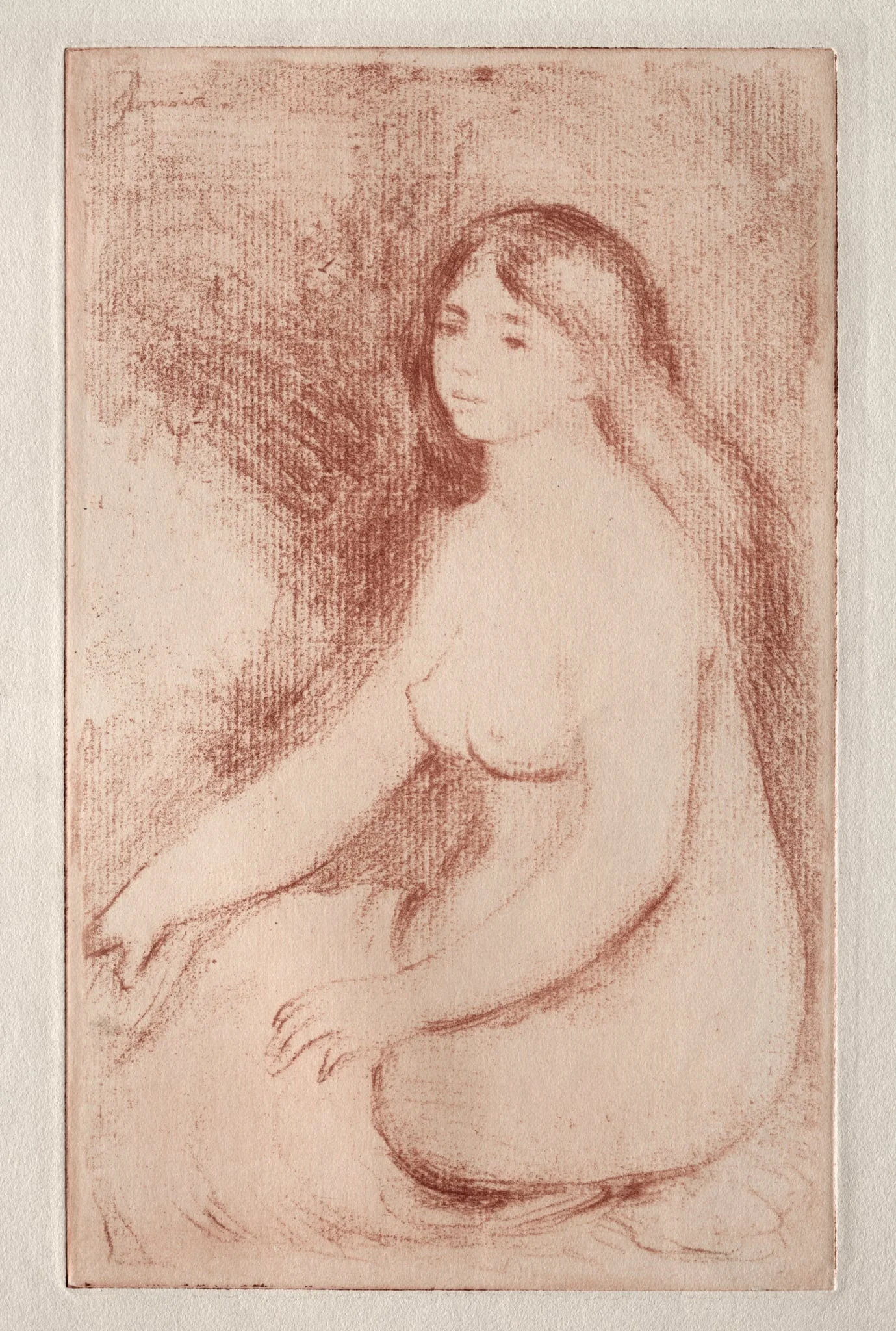 Baigneuse assise, by Auguste Renoir, 1905
