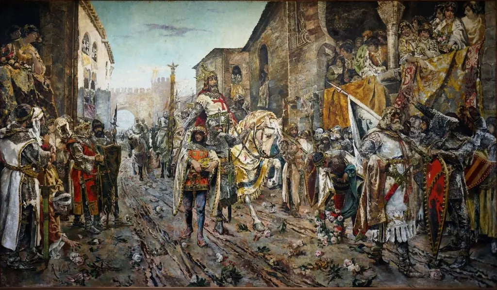 Entrada triunfal en Valencia del rey don Jaime el Conquistador (año 1238)