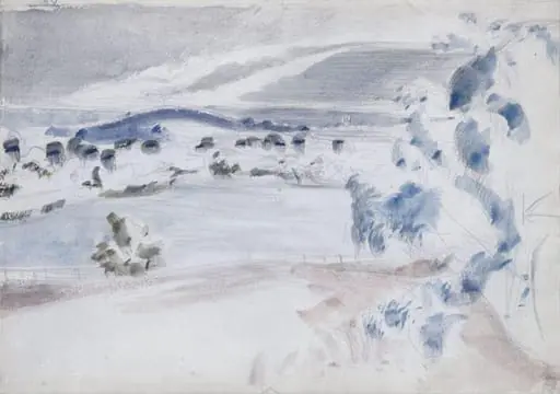 Landscape study II, Isle of Wight