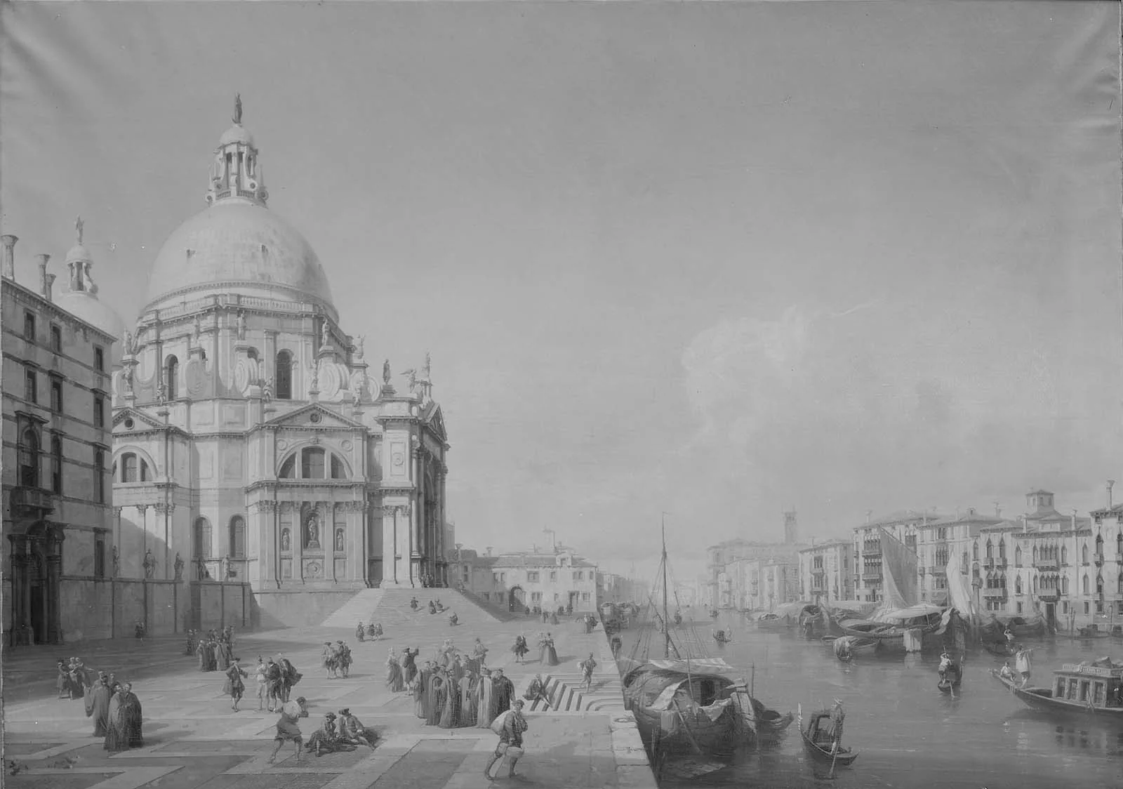 The Grand Canal, with Santa Maria della Salute, Venice