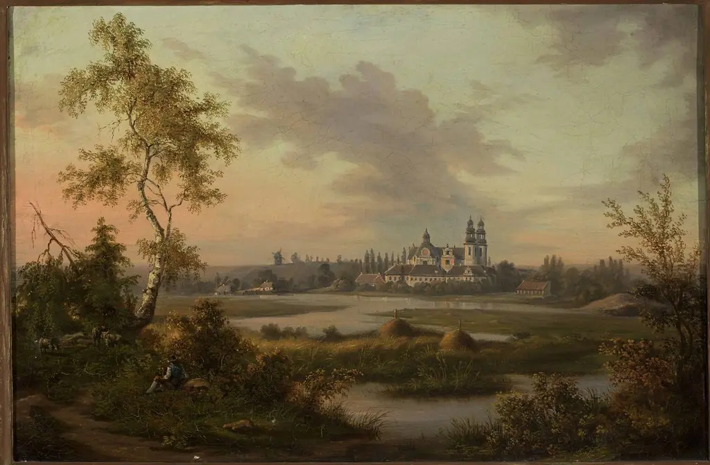 Church and monastery in Ląd