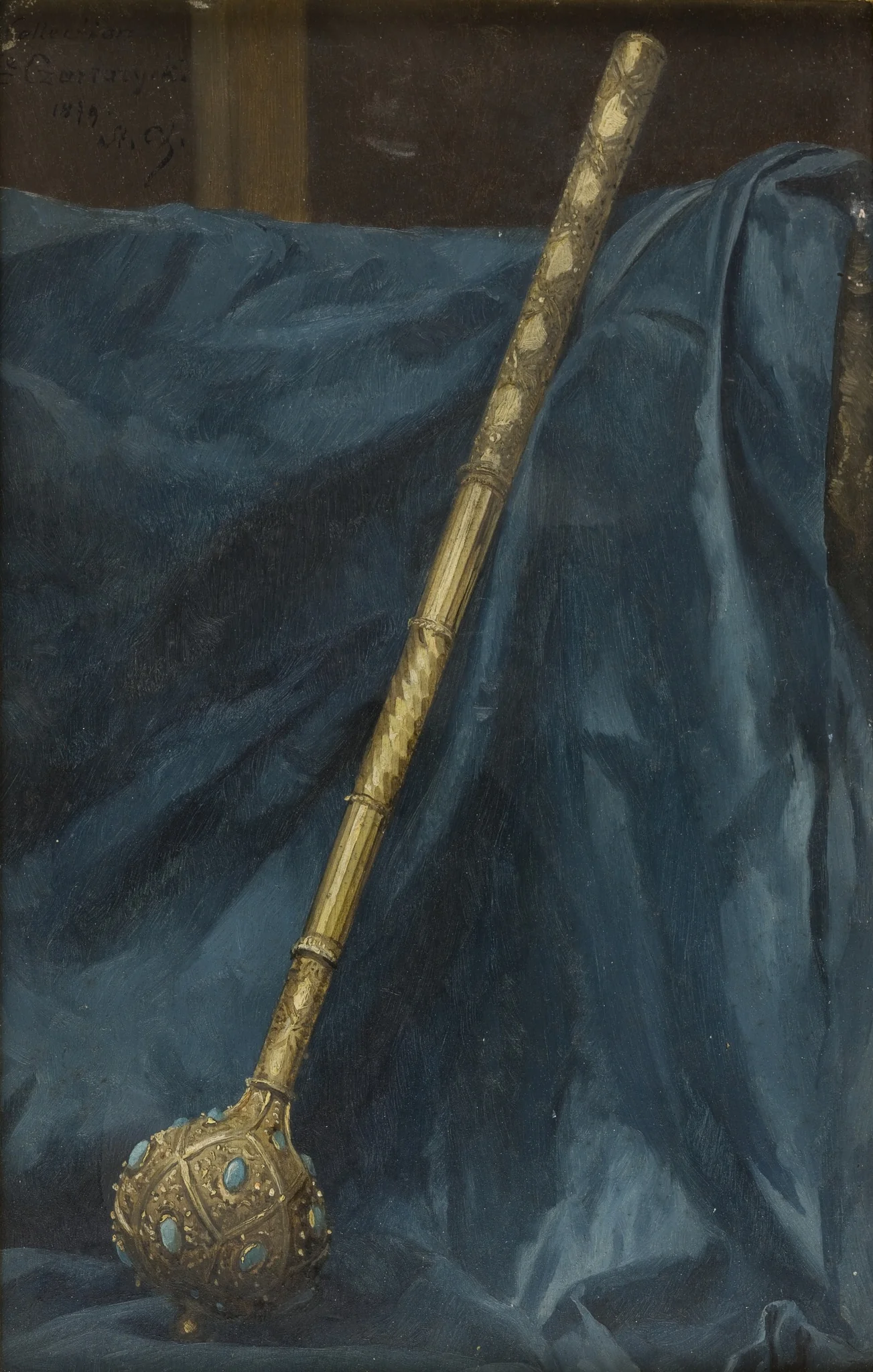 Study of a Turkish Mace from the 17th C., by Stanisław Chlebowski, oil, 1890
