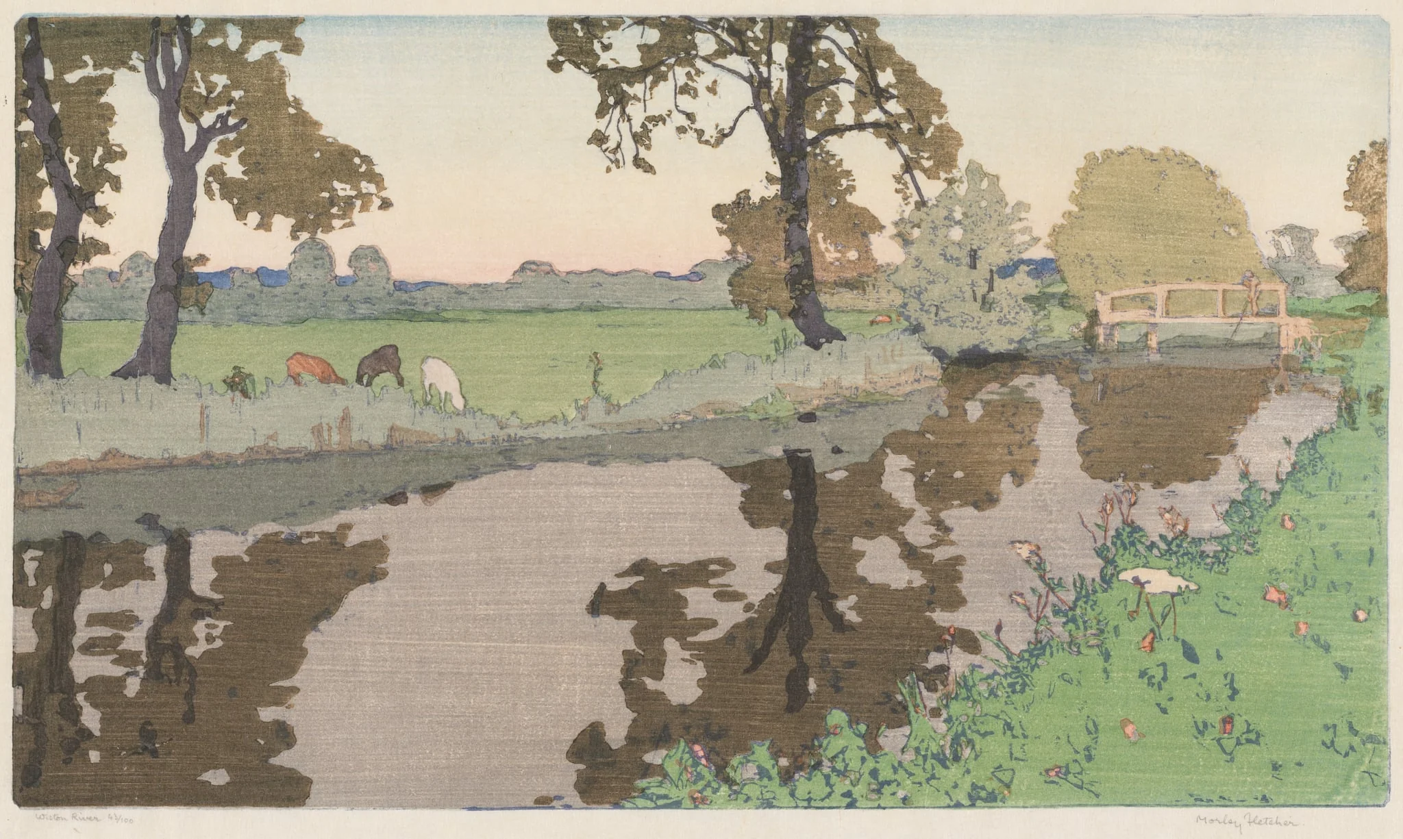 Wiston River, by Frank Morley Fletcher, 1911