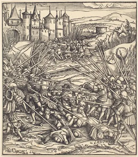 Battle of the Foot Soldiers with Lances