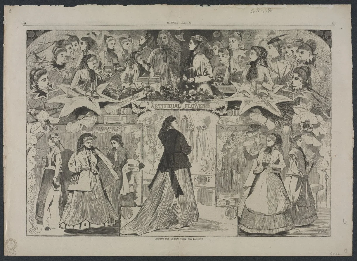 Opening Day in New York, by Winslow Homer, 1868