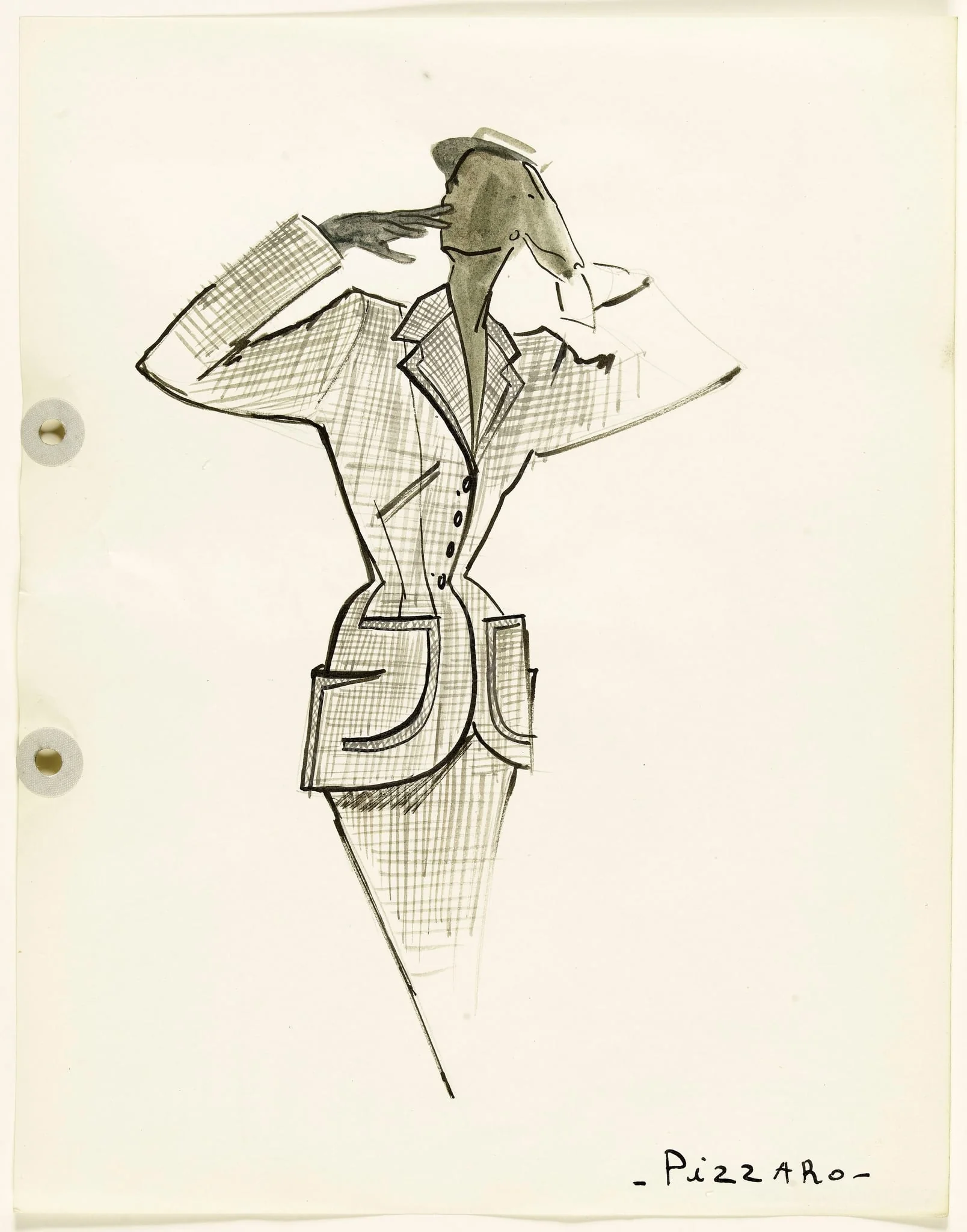 'Pizzaro', by Marie-Louise Carven, 1951