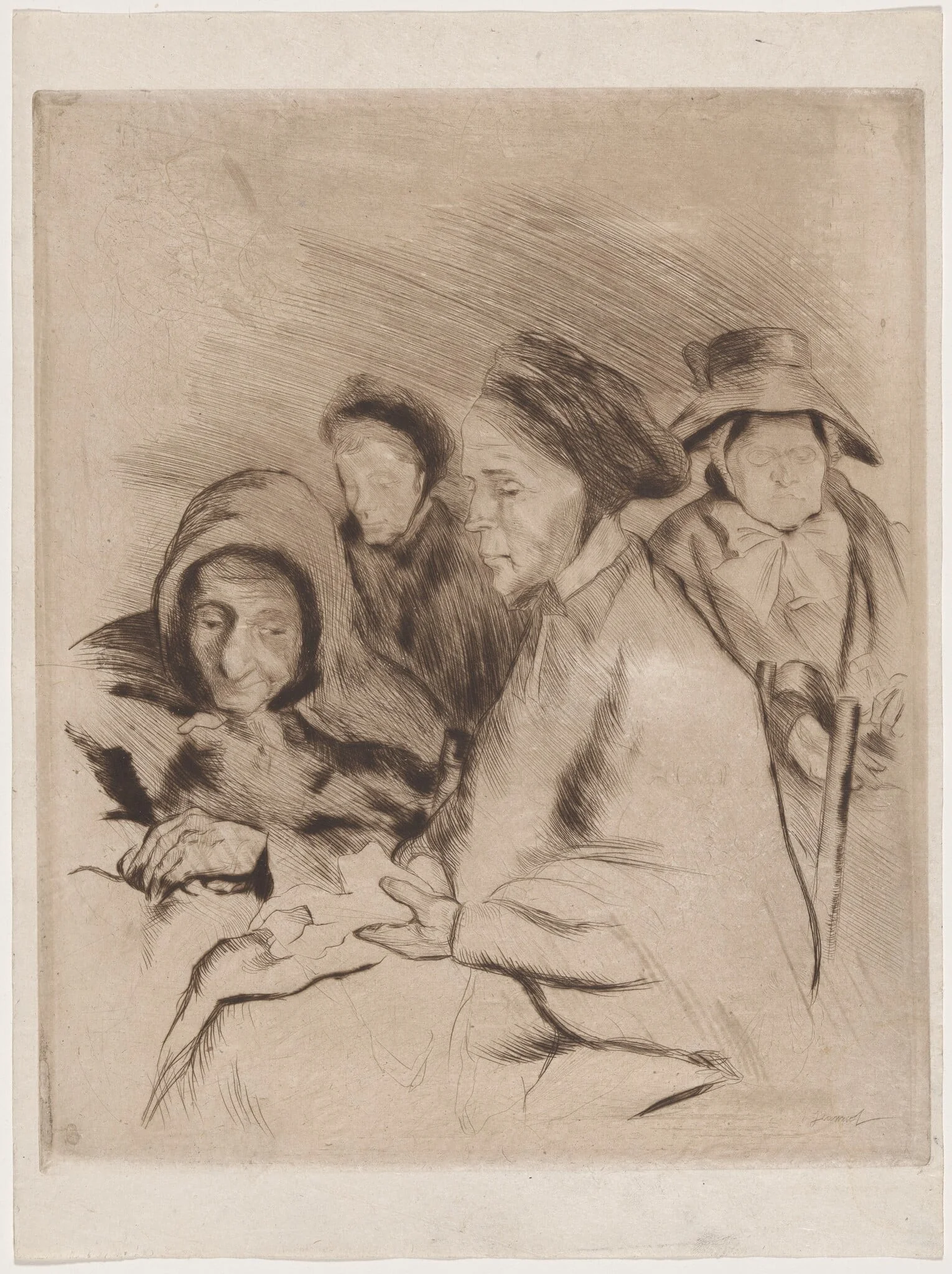 Portrait de vielles femmes