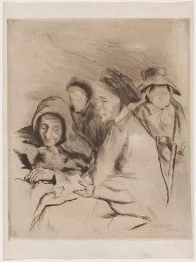 Portrait de vielles femmes