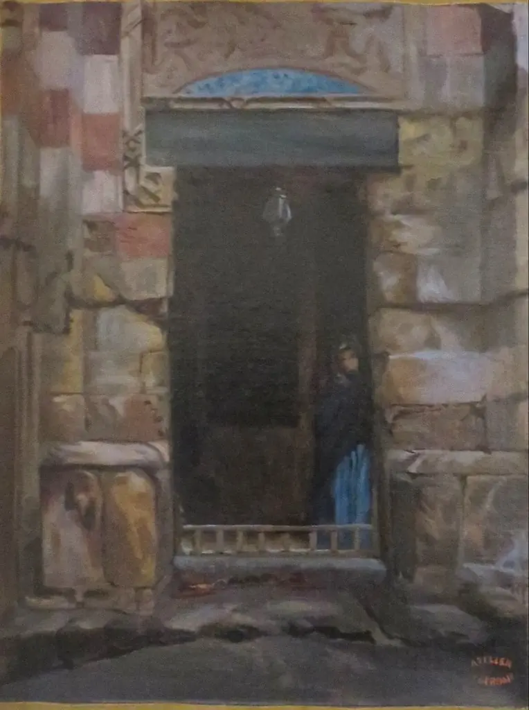 Arab Woman in a Doorway
