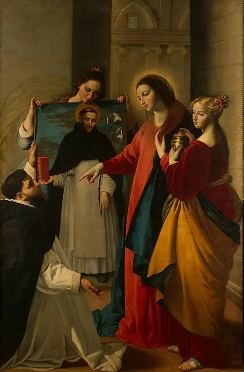 Appearance of the Virgin to a Monk of Dominican Order in Soriano