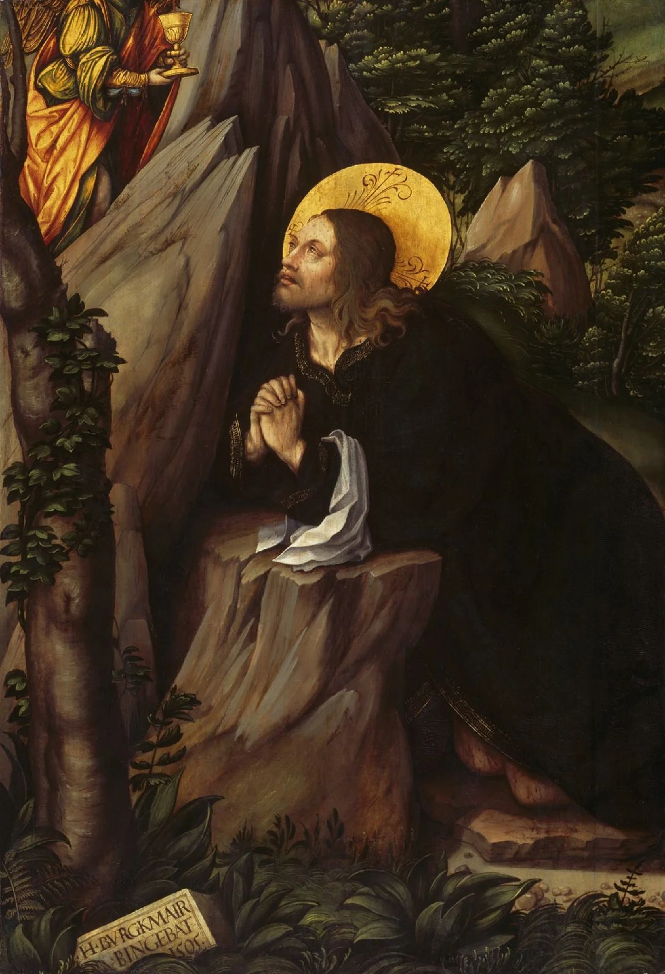 Agony in the Garden, by Hans Burgkmair the Elder, oil, 1505