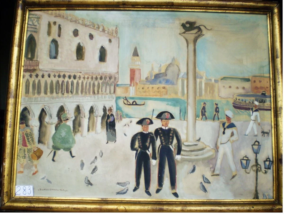 Piața San Marco, by Lucia Demetriade-Bălăcescu, unspecified, 1930