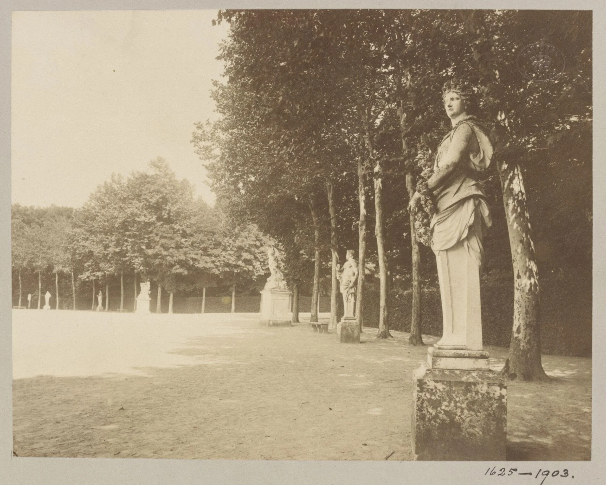 The Park, Versailles, France, by Jean-Eugène-Auguste Atget, photographic, 1900