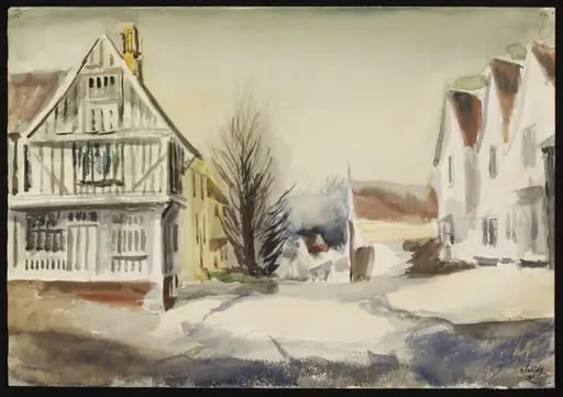 Lady Street, with the Guildhall, Lavenham