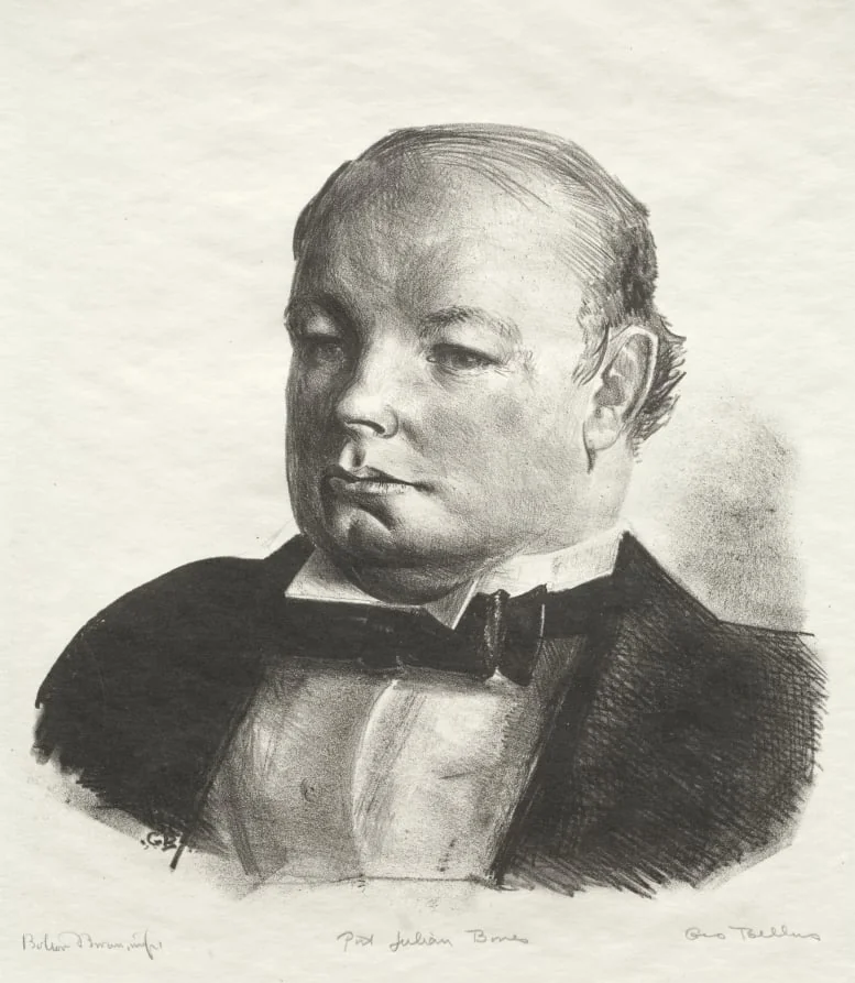 Portrait of Julian Bowes, by George Bellows, 1923