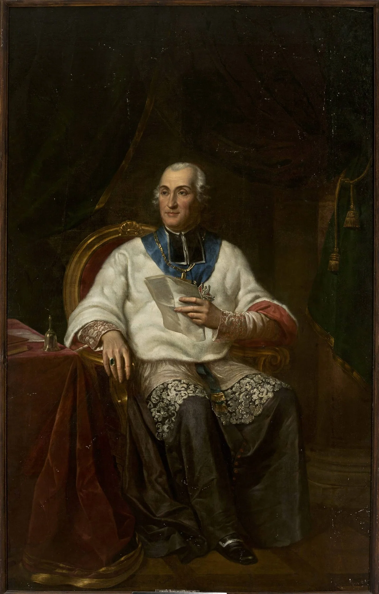 Portrait of Adam Krasiński (1714–1800), bishop of Kamieniec