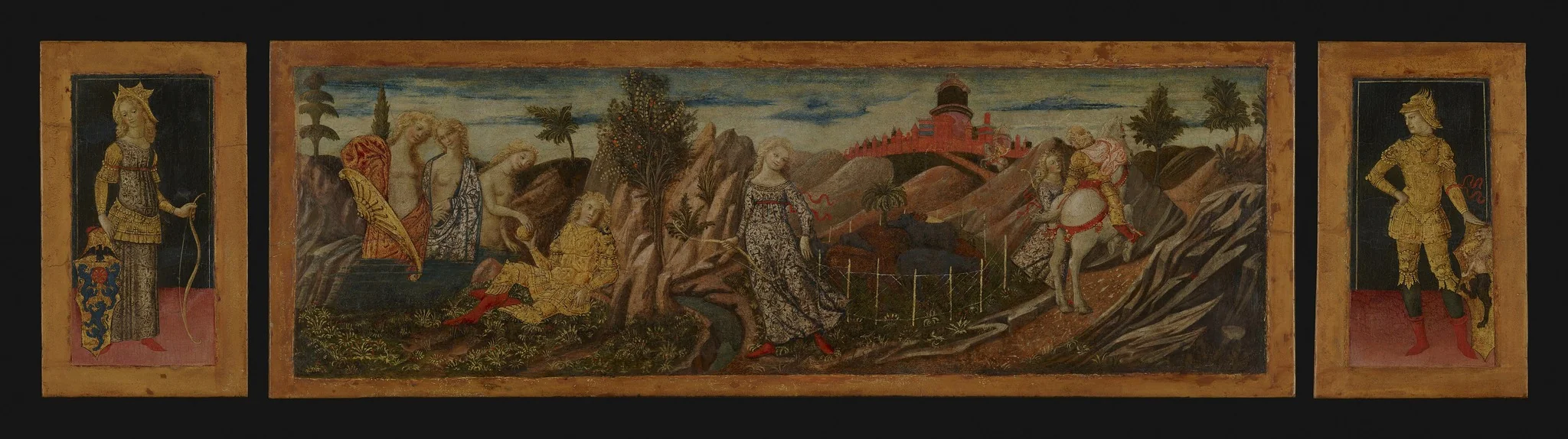The Story of Oenone and Paris, by Francesco di Giorgio, unspecified, 1460