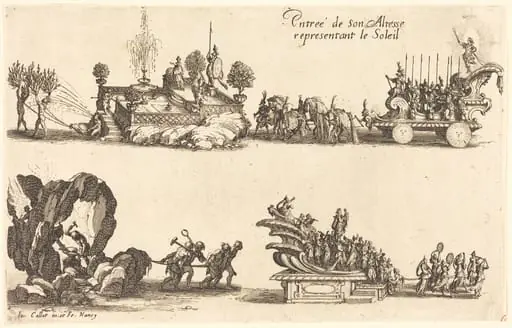 Entry of His Highness, Representing the Sun