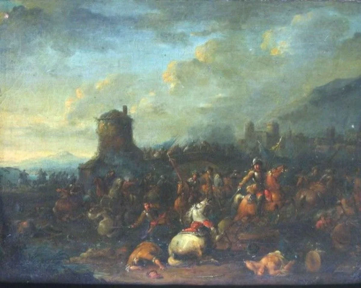 Luptă de cavalerie (Bătălie în fața podului)