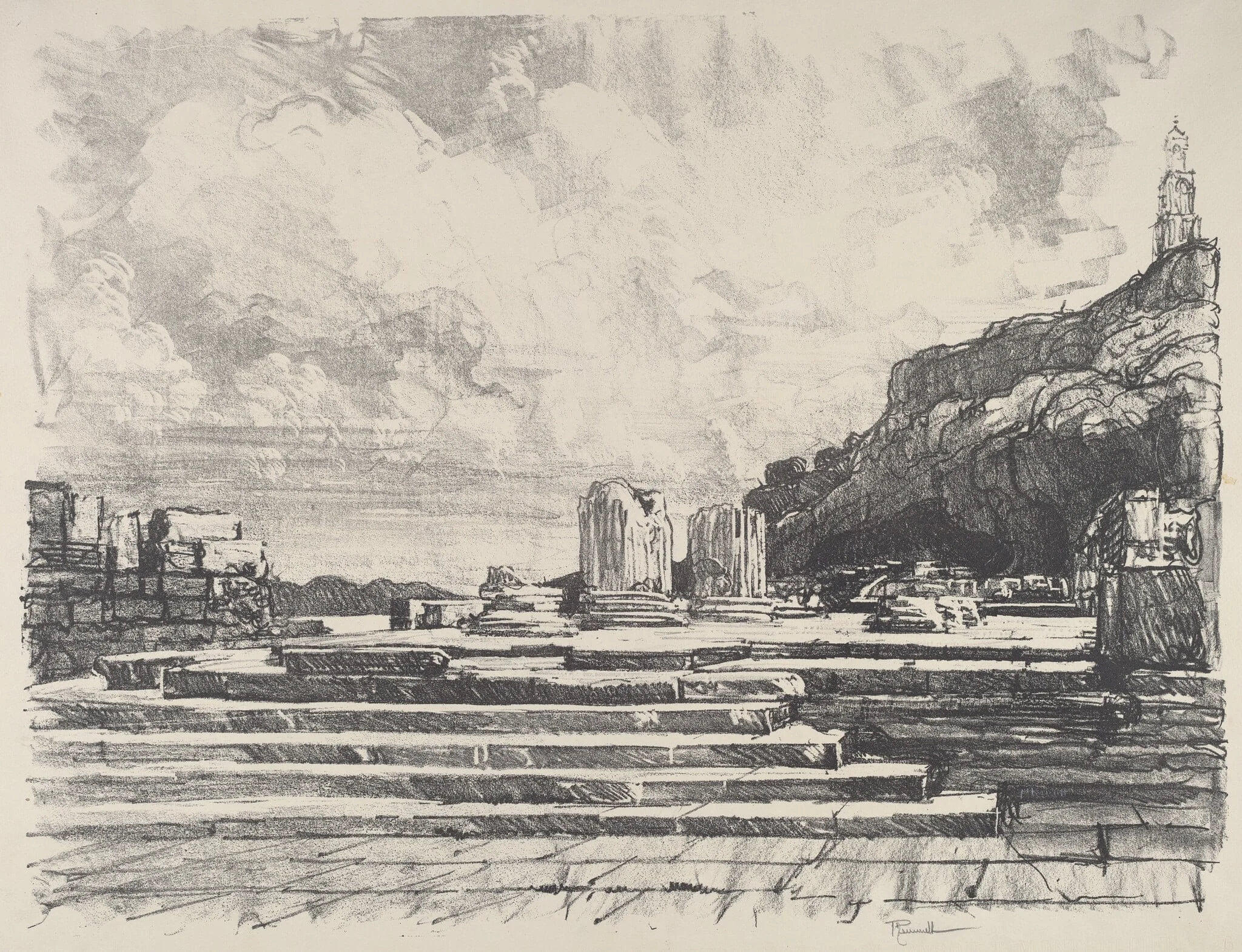 Eleusis, the Pavement of the Temple
