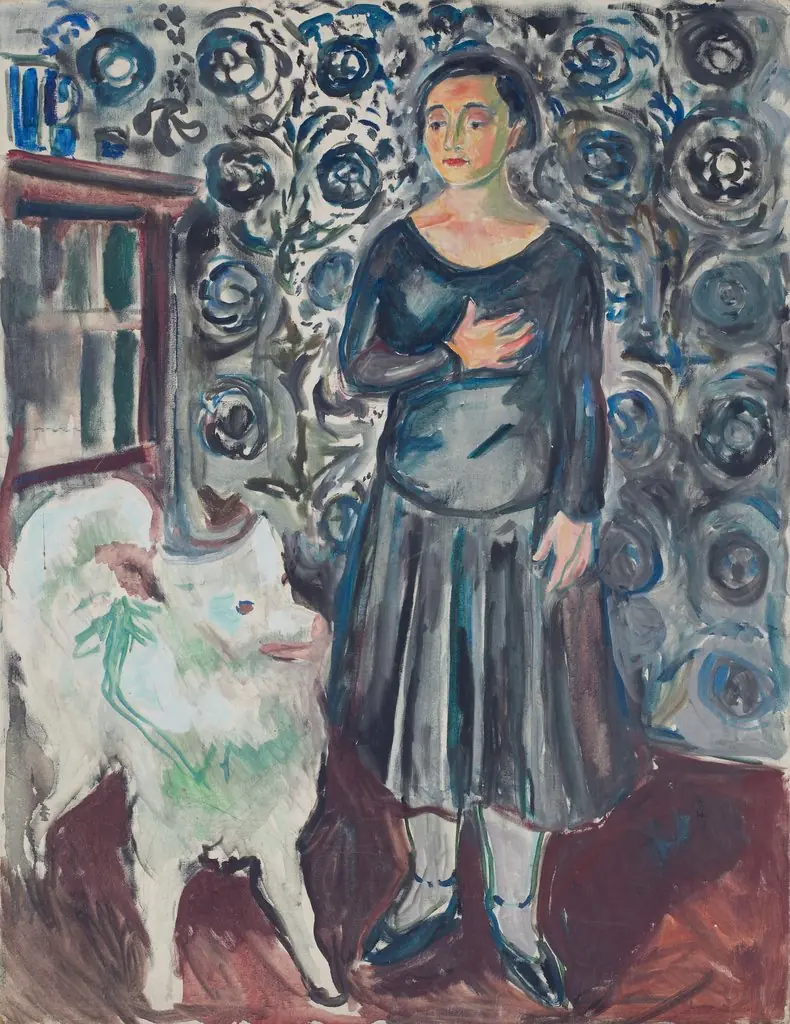 Woman with Dog
