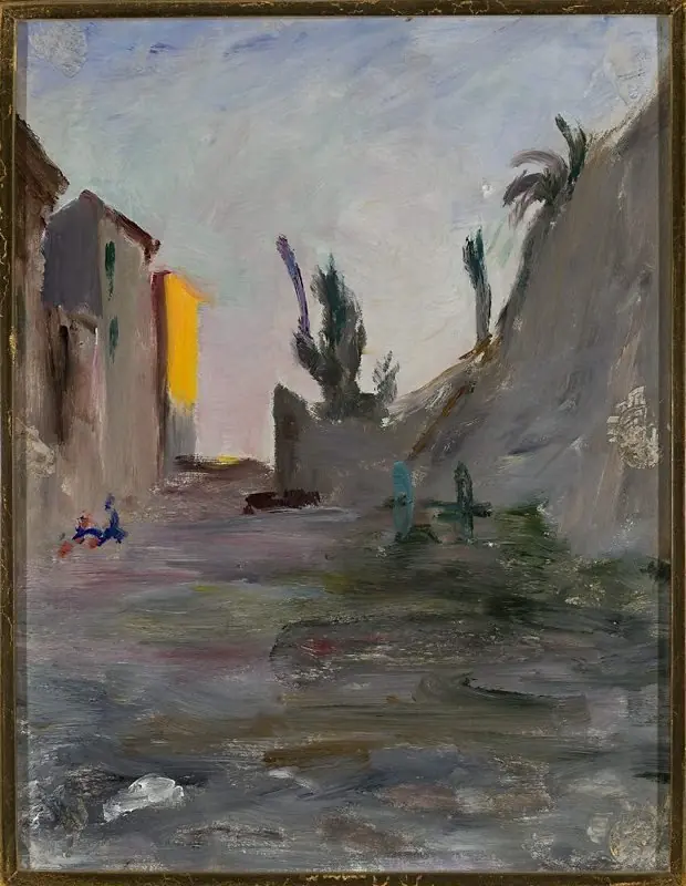 Evening in Bordighera. From the journey to Italy