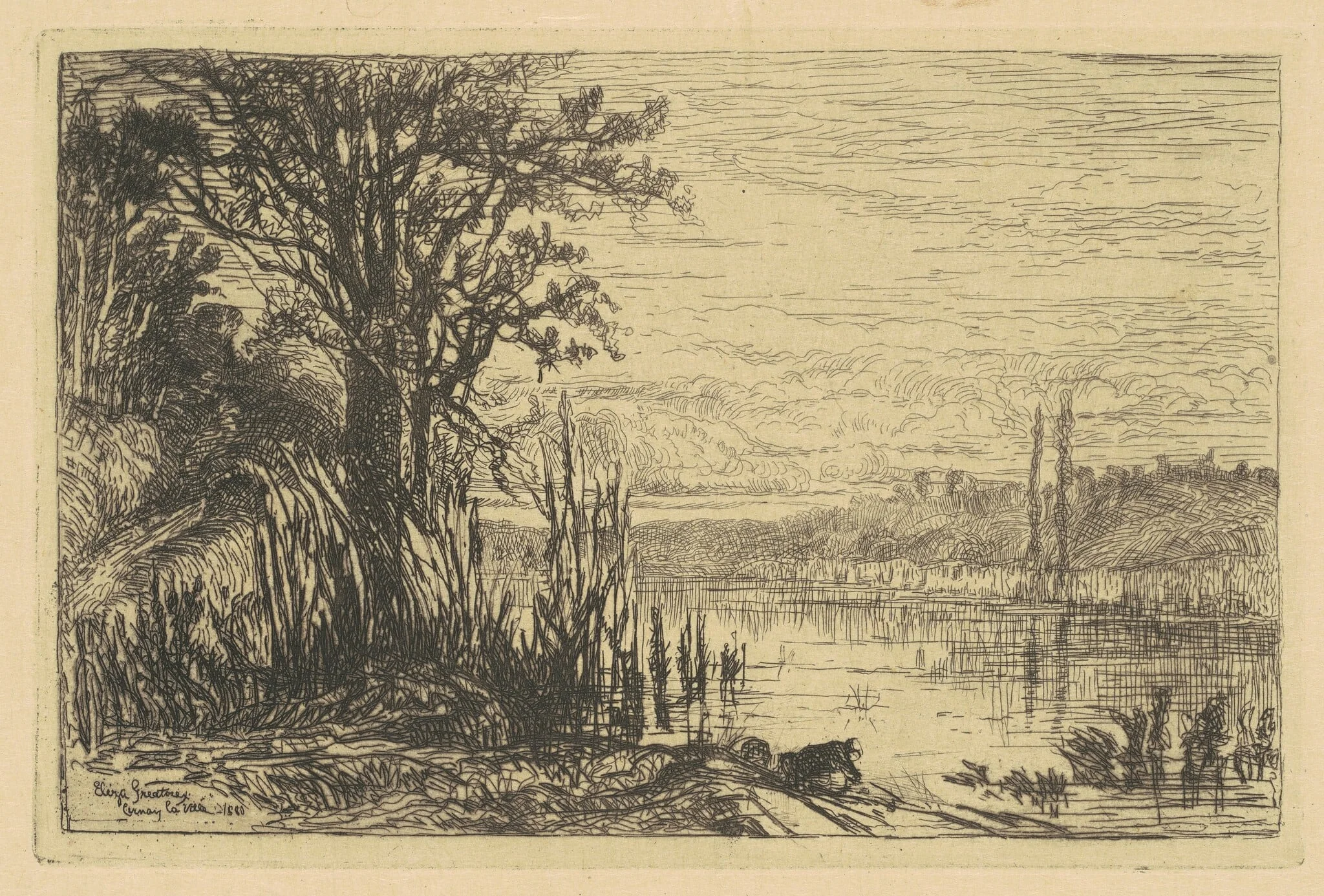 The Pond at Cernay-la-Ville