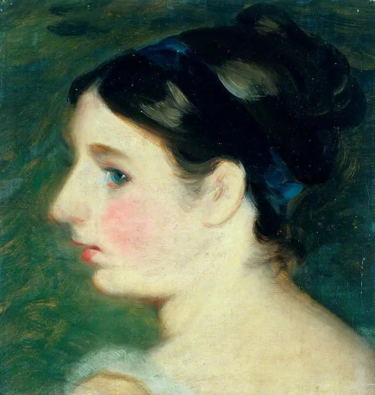 Head of a Girl (probably a portrait of Mary Constable)