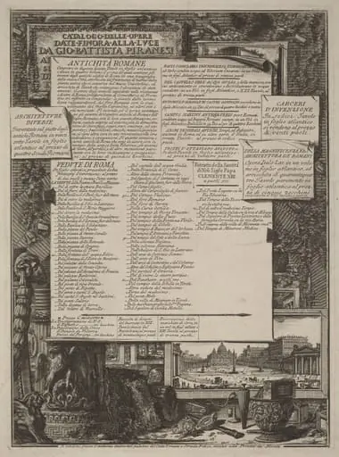 Catalogo delle Opere