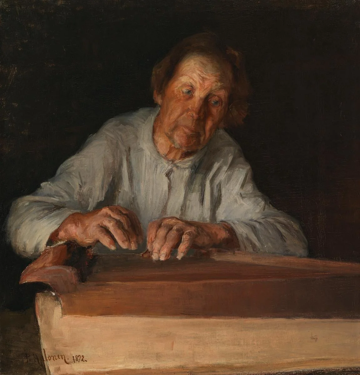 Kanteleensoittaja, by Pekka Halonen, unspecified