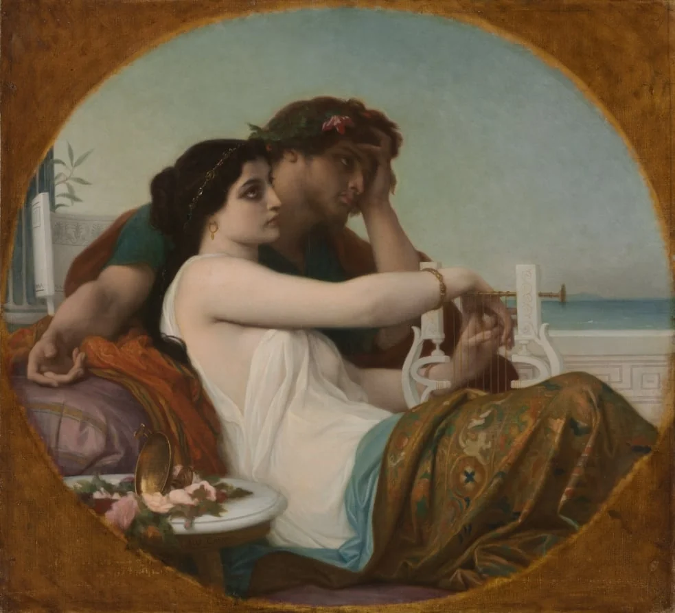 Aglaida and Boniface, by Alexandre Cabanel, unspecified, 1857
