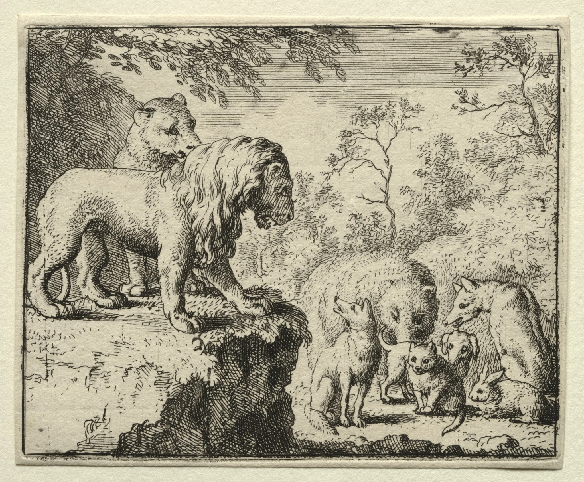 Reynard the Fox:  The Pardon of Reynard, by Allart van Everdingen, 1662
