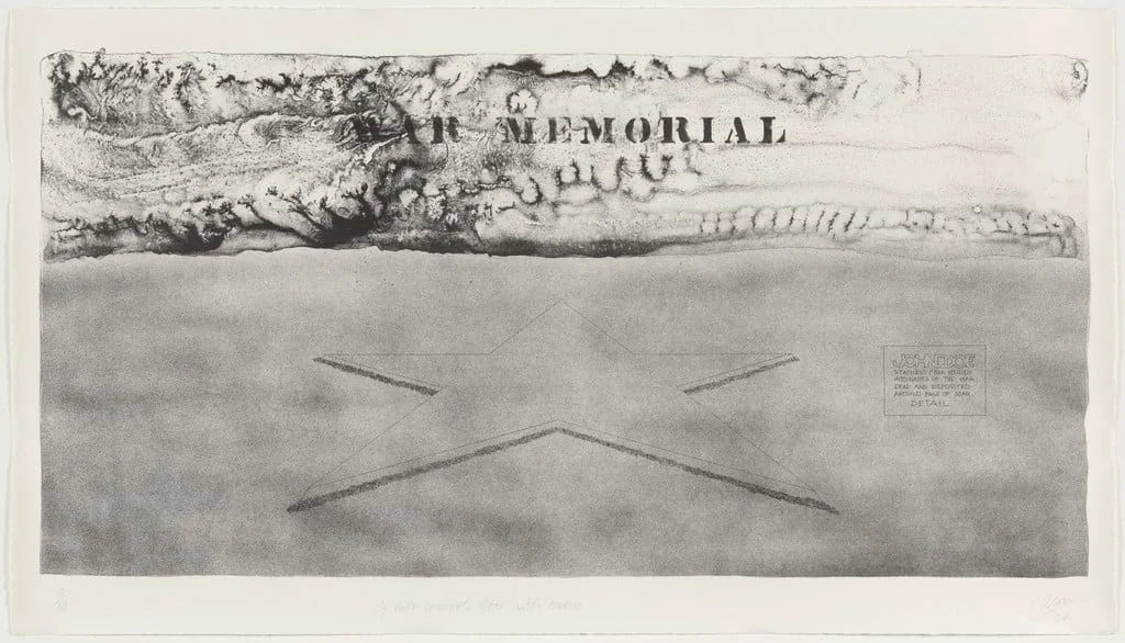 Untitled, by Robert Morris, ink, 1970