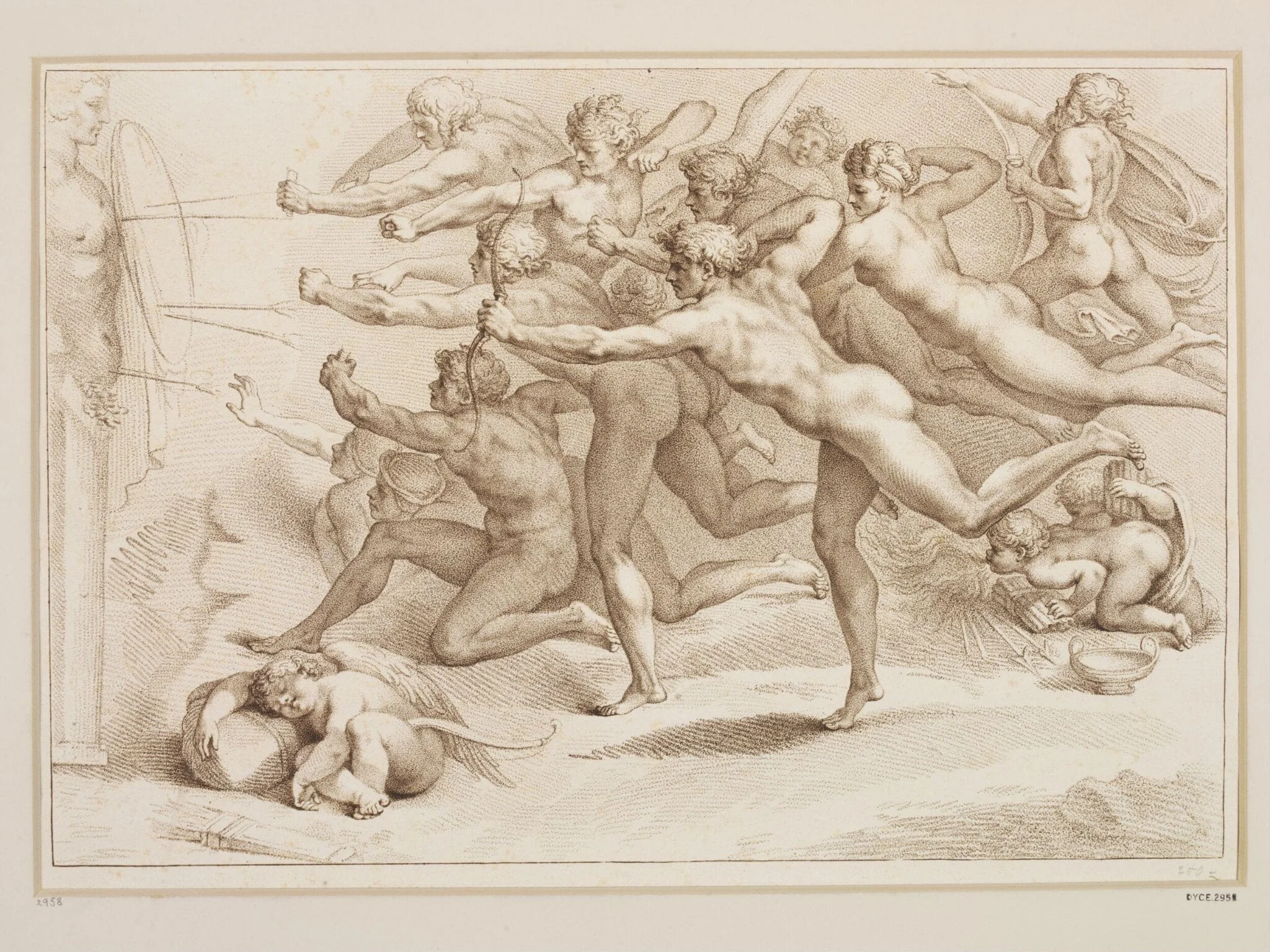 The Archers, by Francesco Bartolozzi, 1740