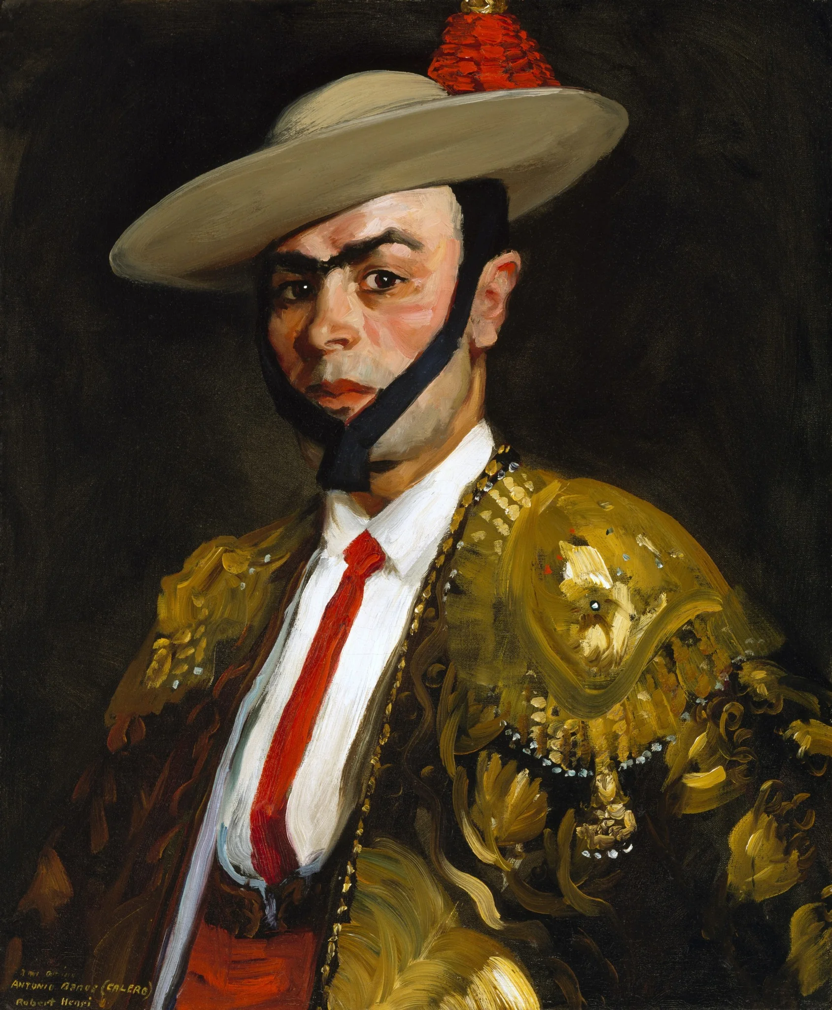 Calero (Antonio Baños), by Robert Henri, oil, 1908