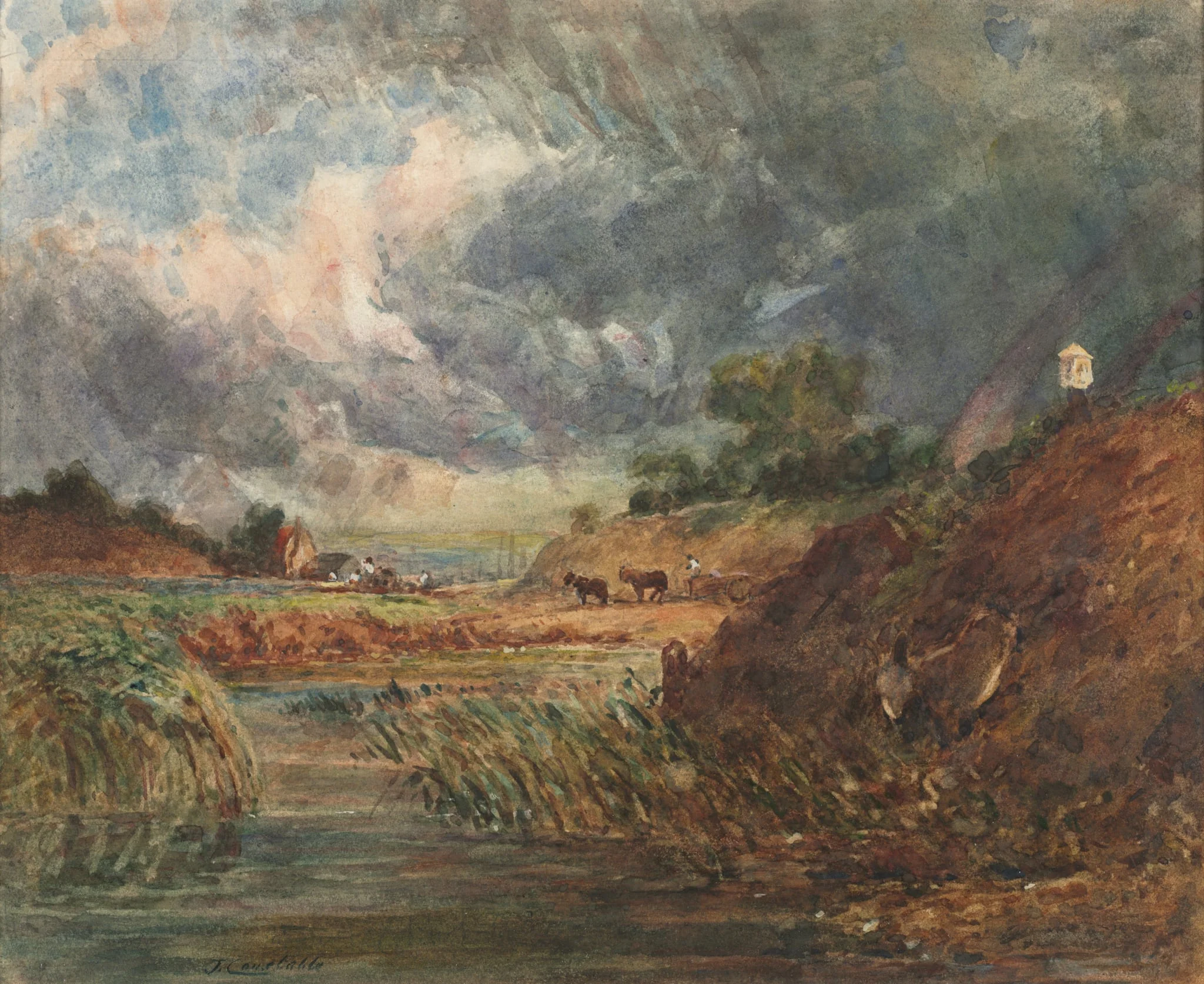 Hampstead Heath, by John Constable, 1804