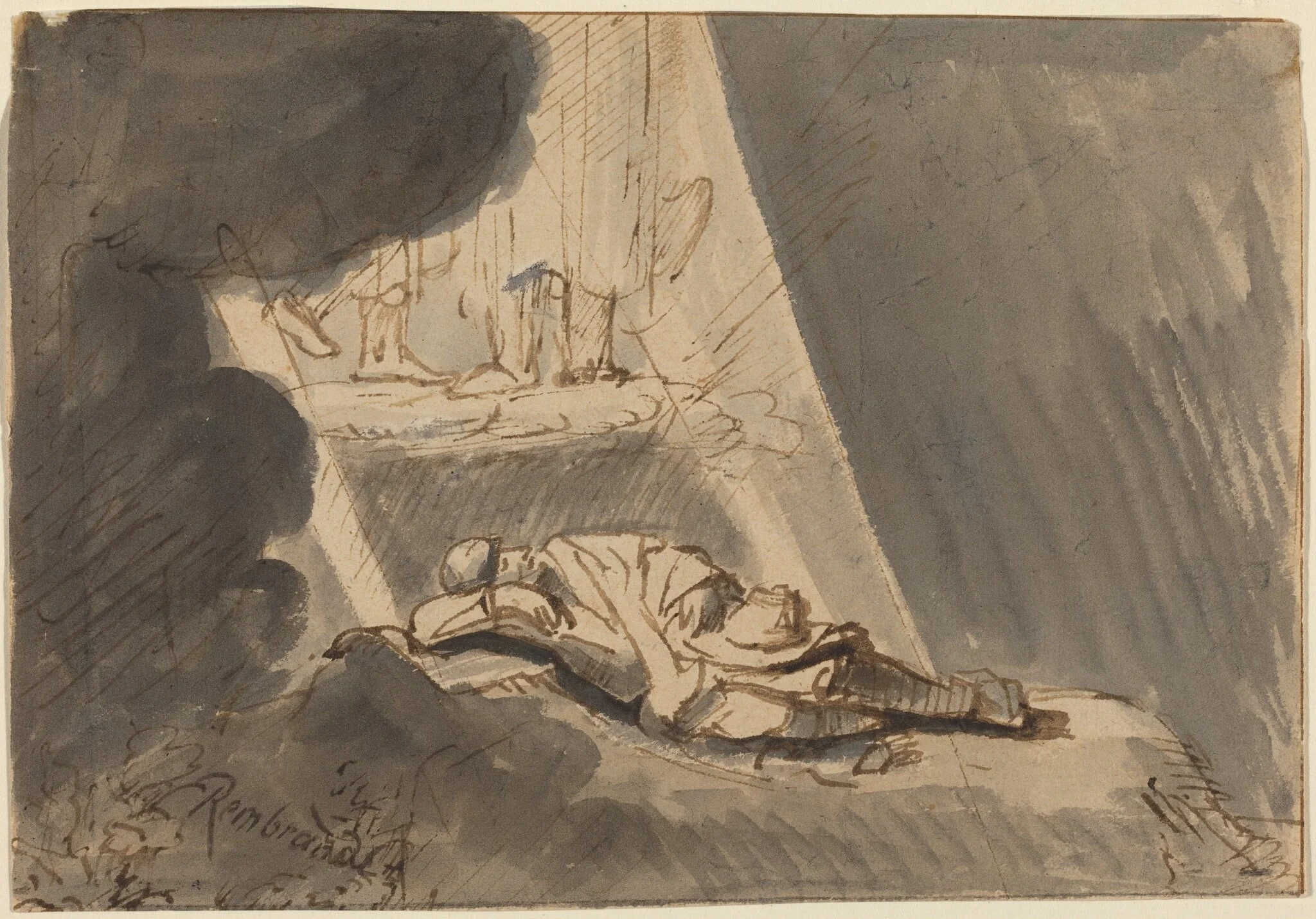Jacob's Dream, by Unknown, ink, 1638