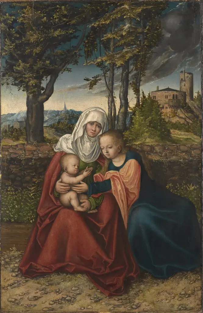 The Virgin and Child with Saint Anne