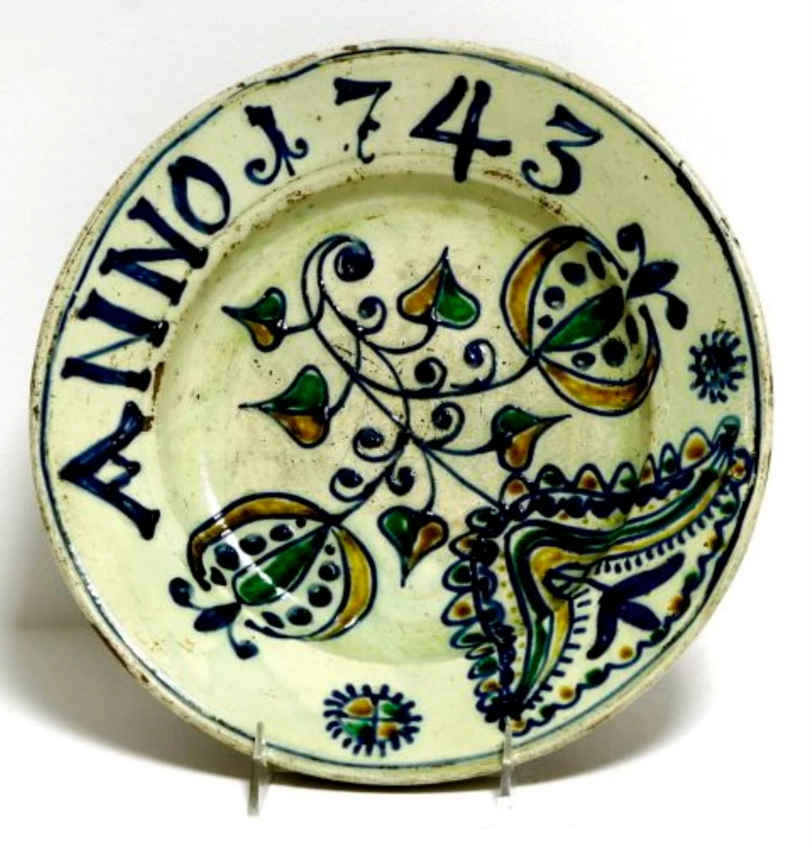 farfurie, by Unknown, 1743