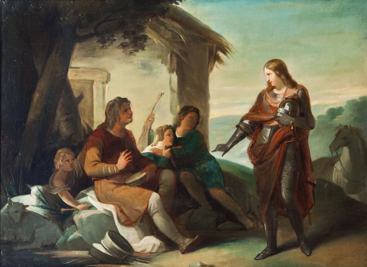Compoziție cu 5 personaje, by Gheorghe Tattarescu, unspecified
