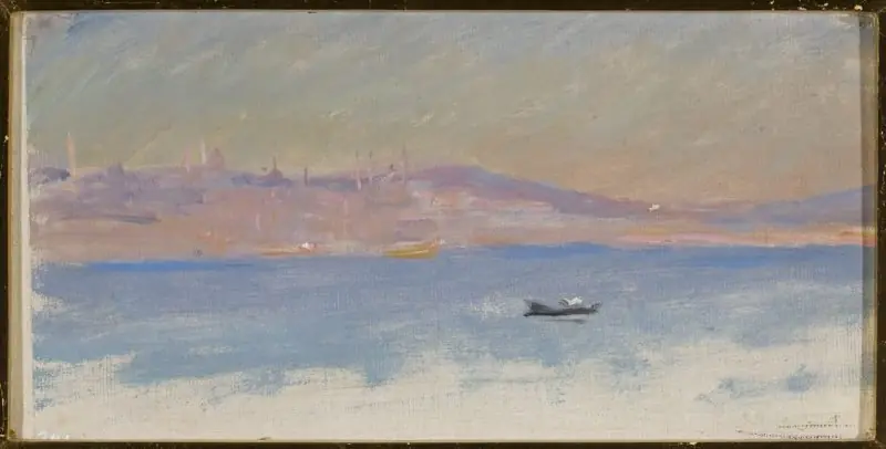 View of Constantinople. From the journey to Constantinople