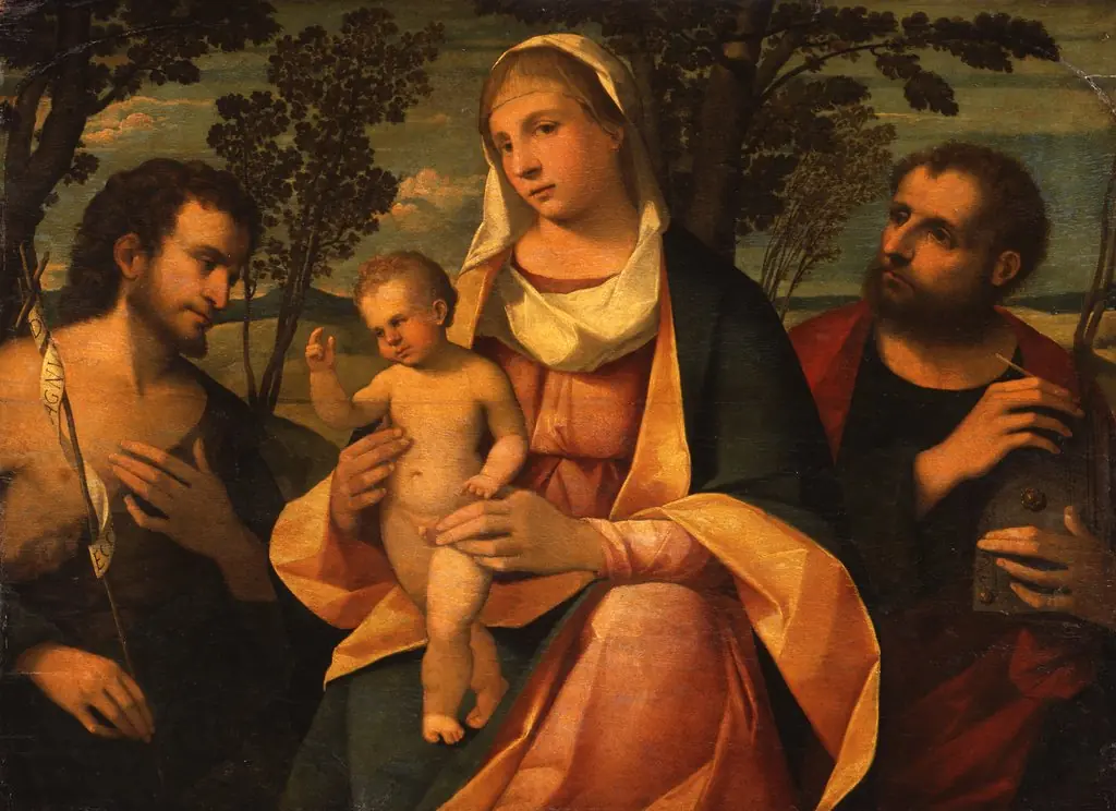 The Virgin with the Blessing Child and St. John the Baptist and Marcus the Evangelist